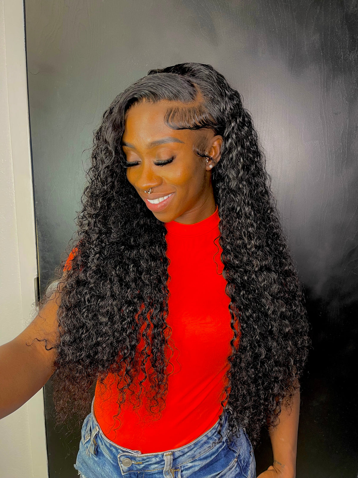 CURLY WAVE WIG  A'luxee Virgin Hair